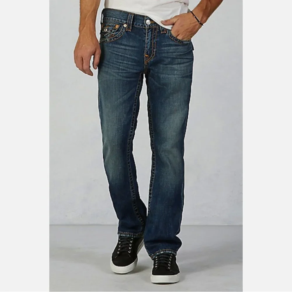 True Religion Straight Flap Jeans